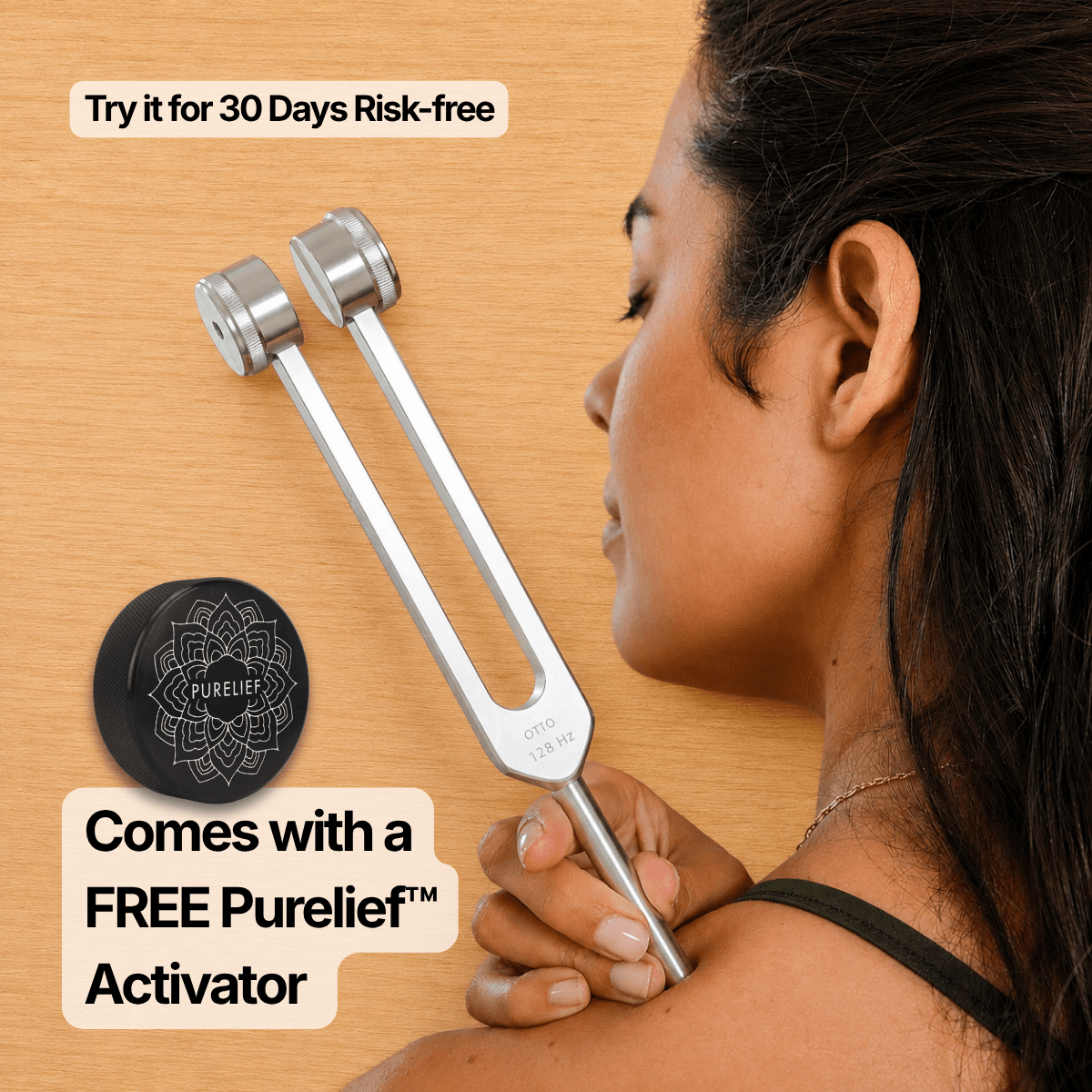 Purelief™ 128Hz Calmtone – Nervous System Reset in 2 Minutes