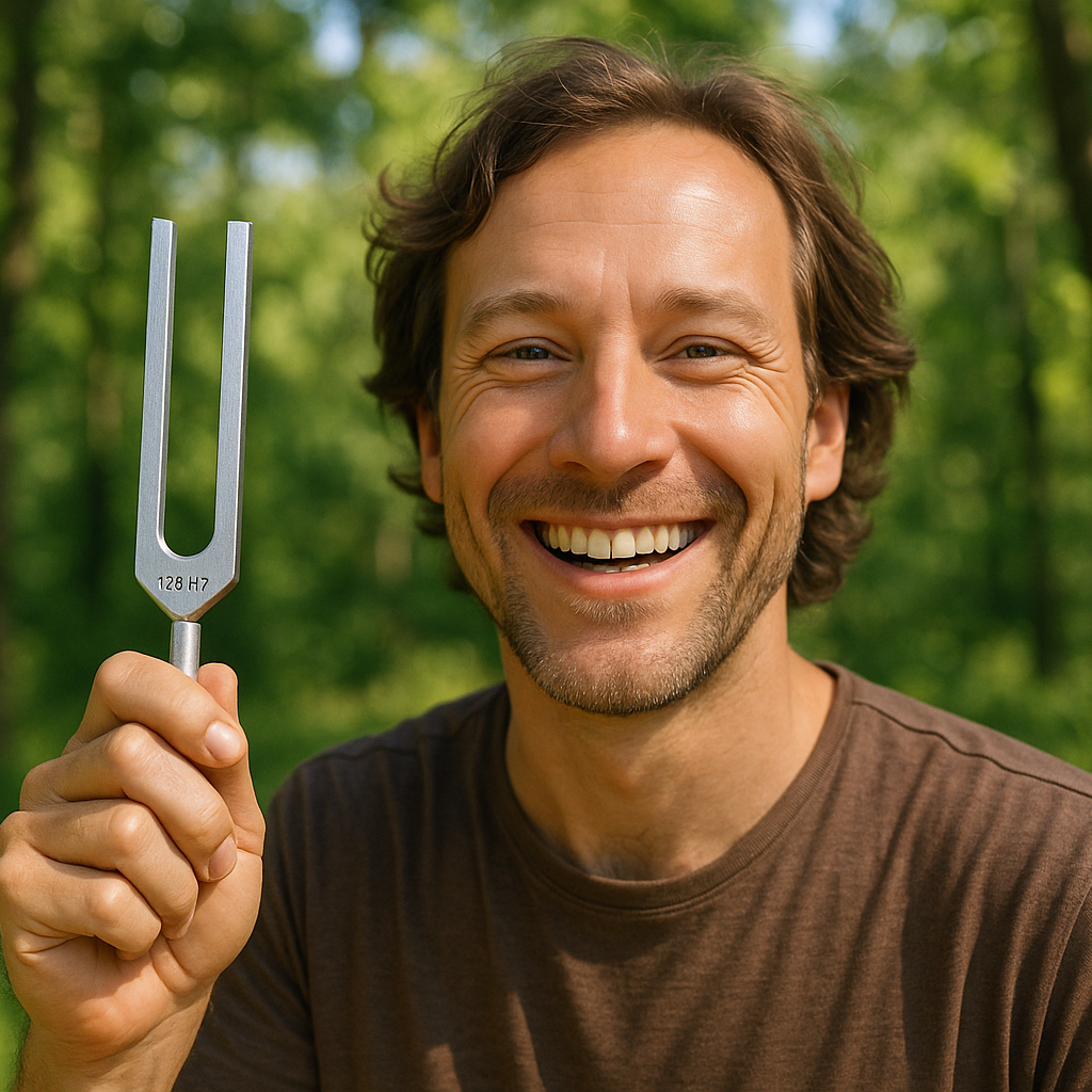 He needs to be happy in nature with a 128Hz tuning fork